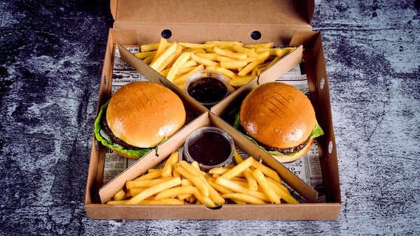 DOUBLE BURGERATION BOX 30cm
